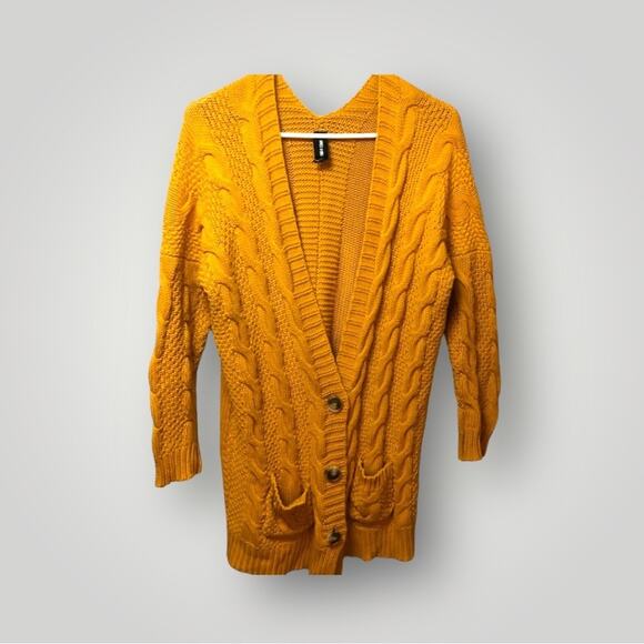 Agnes and Dora tunic length button down knit cardigan. 2x. Long sleeve pockets - Picture 6 of 9